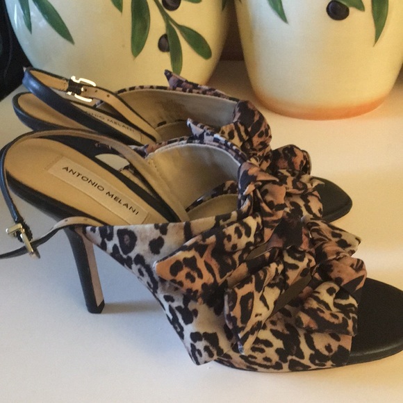 Antonio Melani Leopard Print Heels